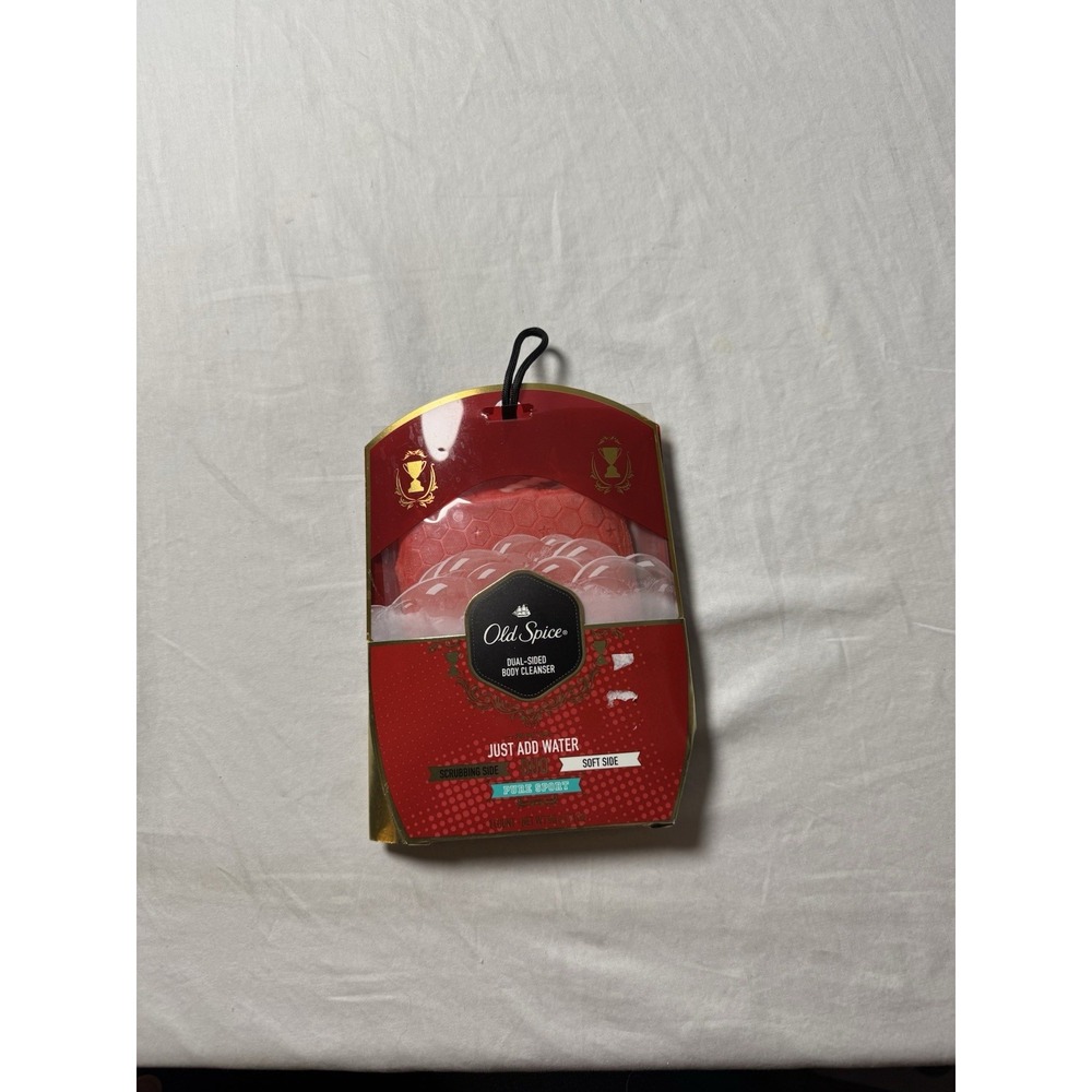 Old Spice Duo Pure Sport Dual Sided Body Cleanser - New In Package Discontinued